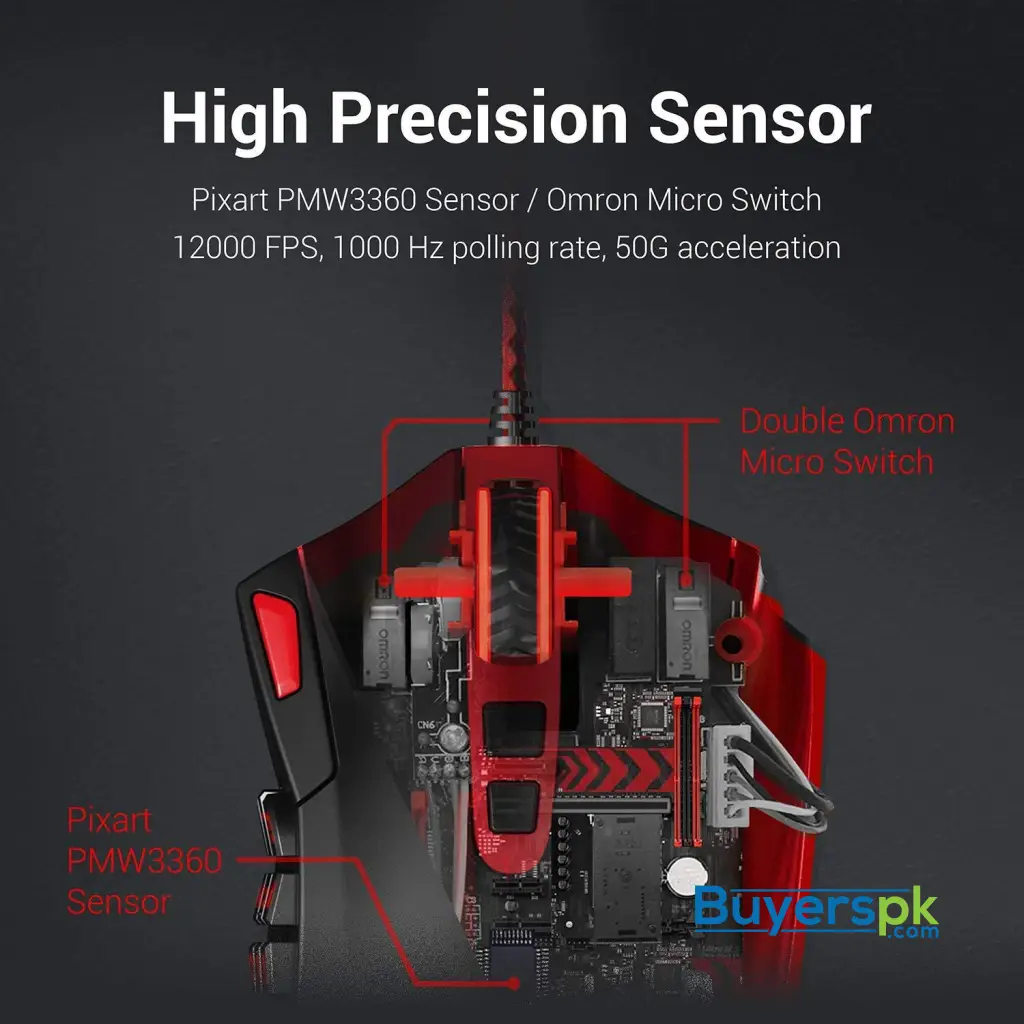 Redragon M901 Perdition Wired Gaming Mouse - Image 7