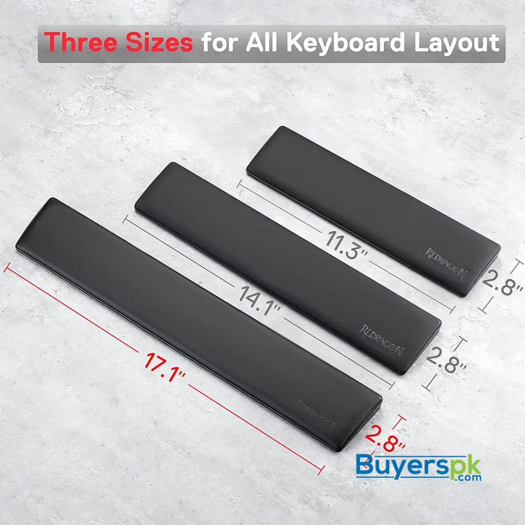 Redragon P037 Meteor L Computer Keyboard Wrist Rest Pad - Image 3