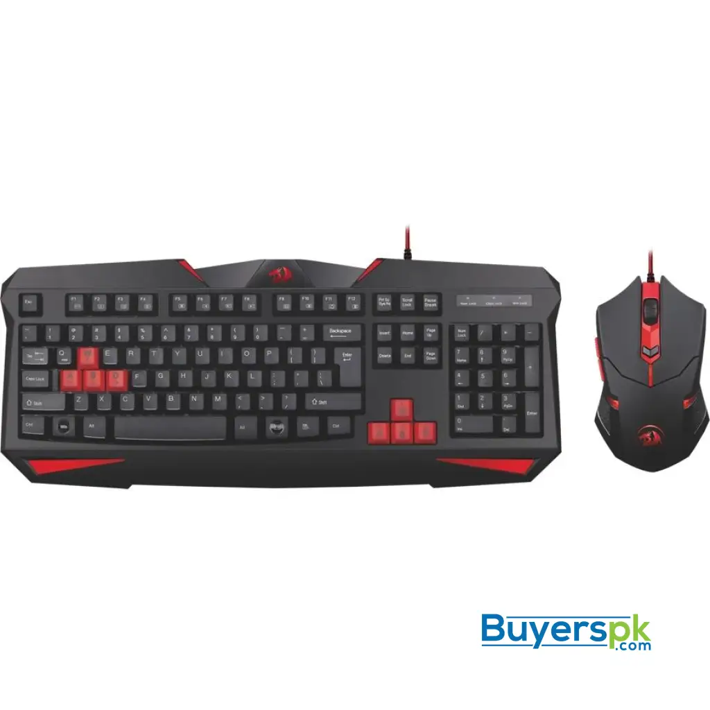 Redragon S101-2 Vajra Gaming Keyboard and Centrophorus Mouse M601 Combo - Image 2