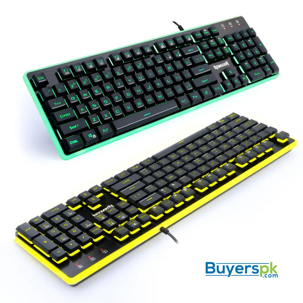Redragon S107 Pc Gaming Keyboard and Mouse Combo & Large Mouse Pad - Image 5