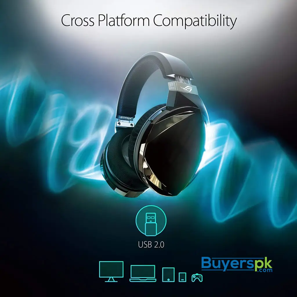Rog Strix Fusion 500 Virtual 7.1 Led Gaming Headset with Hi-fi Grade Ess Dac, Ess Amplifier, Digital - Image 7