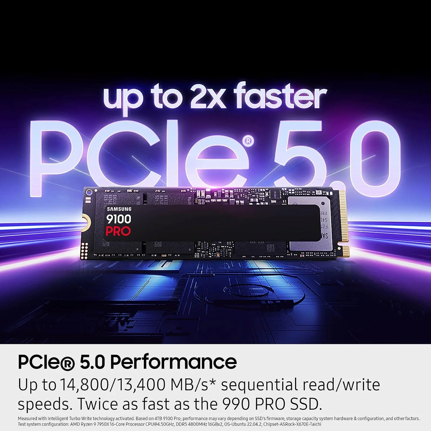 Samsung M.2 NVME SSD 9100 Pro 2TB Read Speeds Up to 14,800MB/s - Image 4