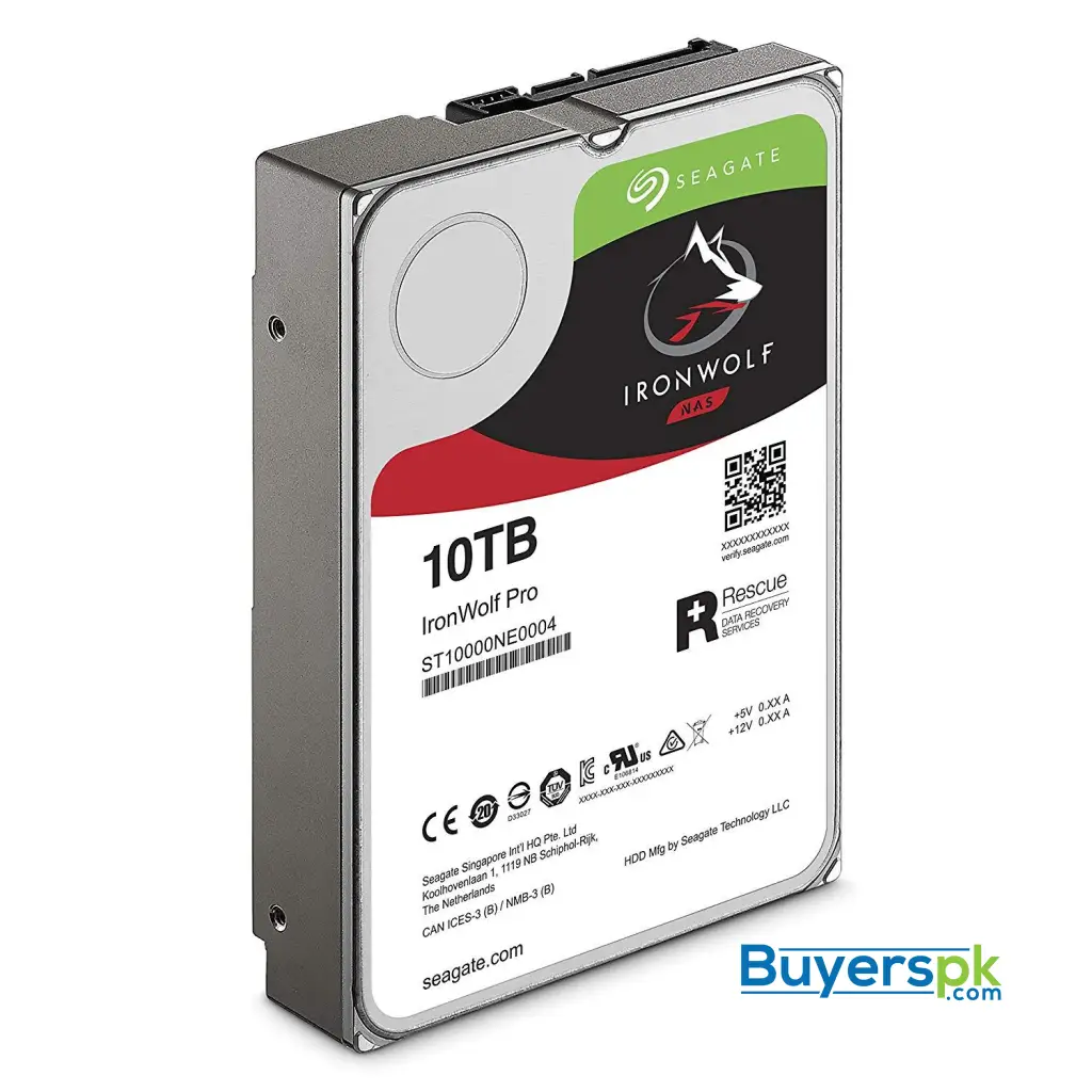 Seagate 10tb Ironwolf Pro 7200rpm Sata 6gb/s 256mb Cache 3.5-inch Nas Hard Disk Drive - Image 3
