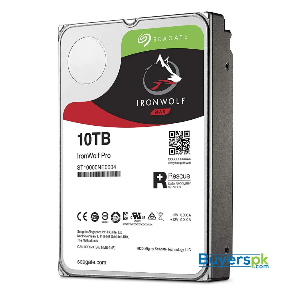 Seagate 10tb Ironwolf Pro 7200rpm Sata 6gb/s 256mb Cache 3.5-inch Nas Hard Disk Drive - Image 4