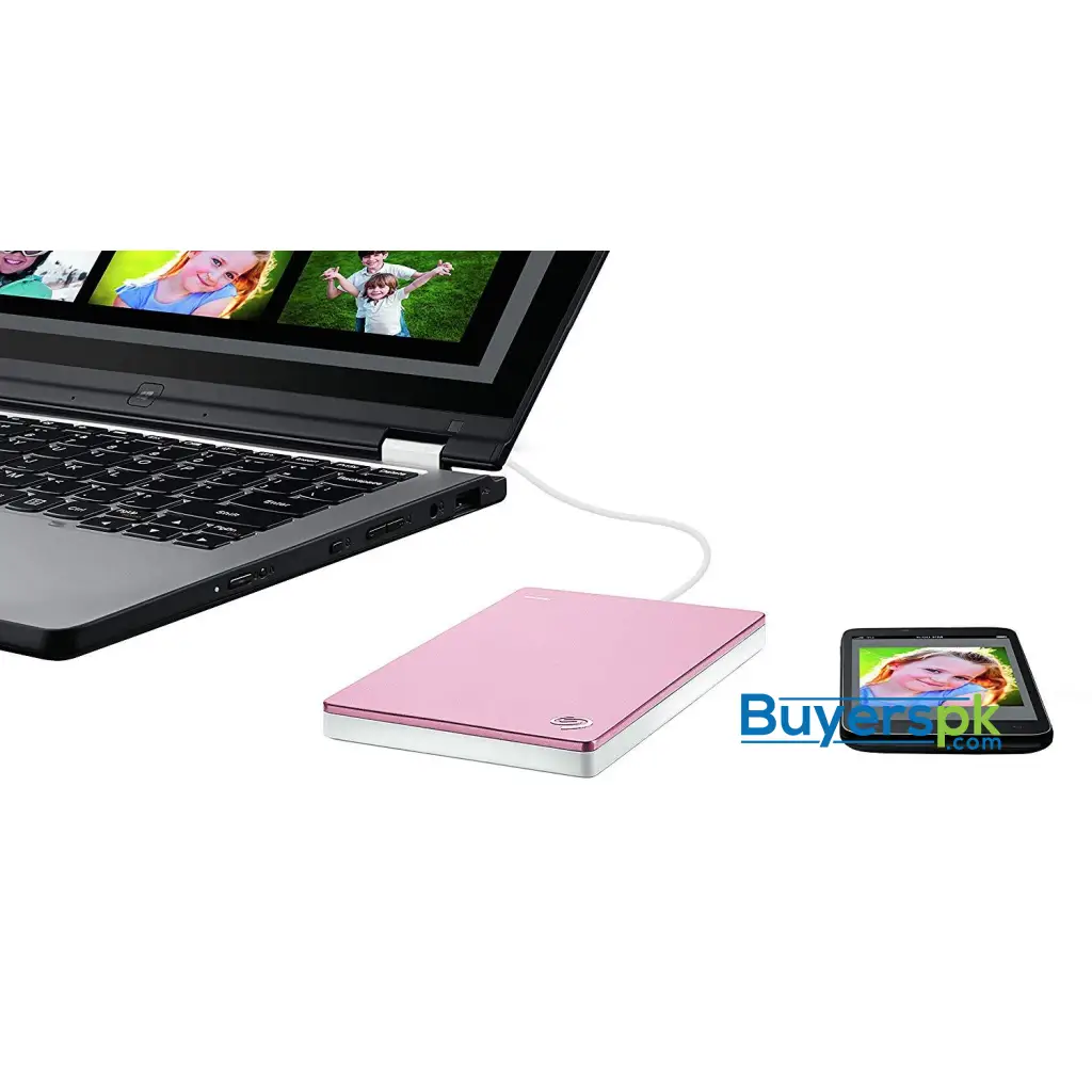 Seagate 2tb Backup plus Slim (rose Gold) Usb 3.0 External Hard Drive for Pc/mac with 2 Months Free - Image 3