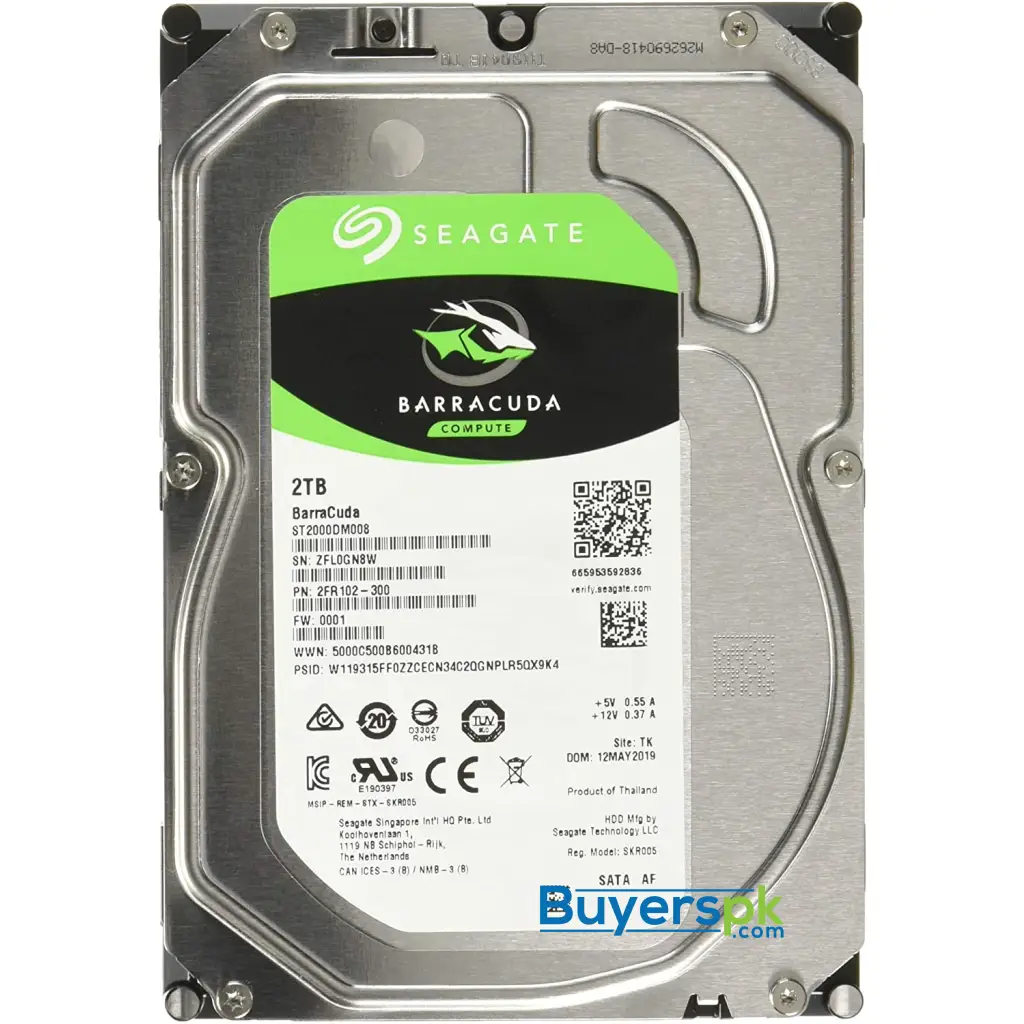 Seagate Barracuda 2tb 7200rpm 256mb Cache Internal Hard Drive St2000dm008 - Image 2