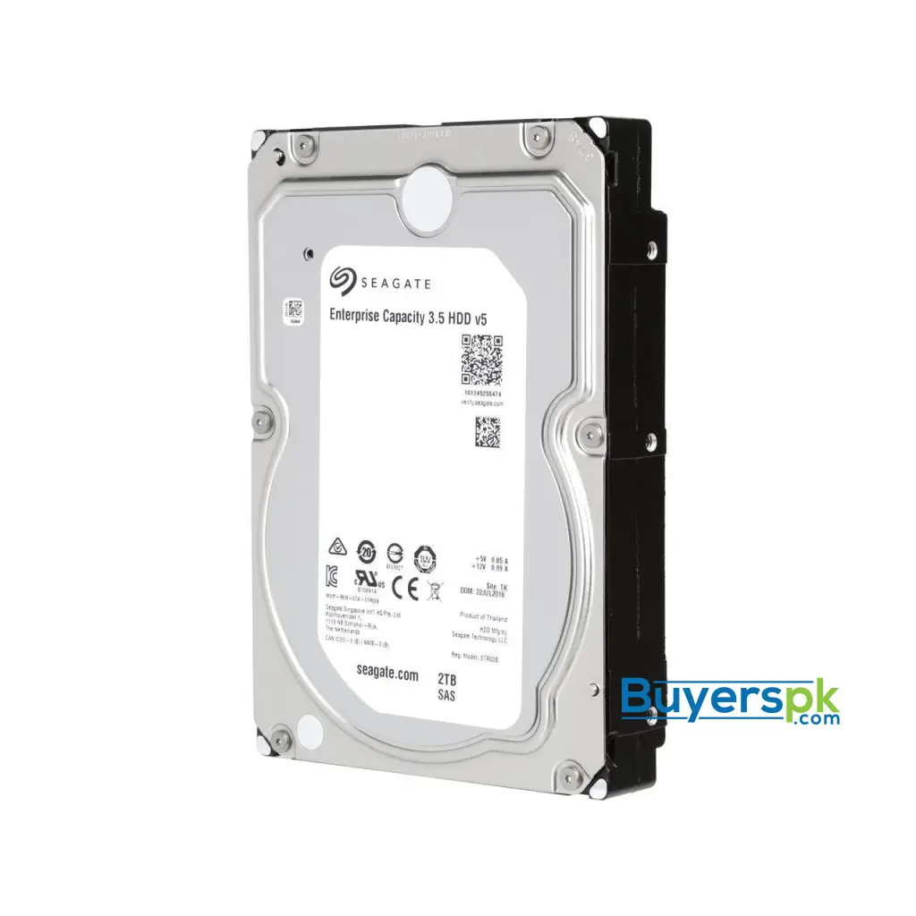 Seagate Enterprise Capacity 3.5'' Hdd 2tb 7200 Rpm 512n Sas 12gb/s 128mb Cache Internal Hard Drive - Image 2
