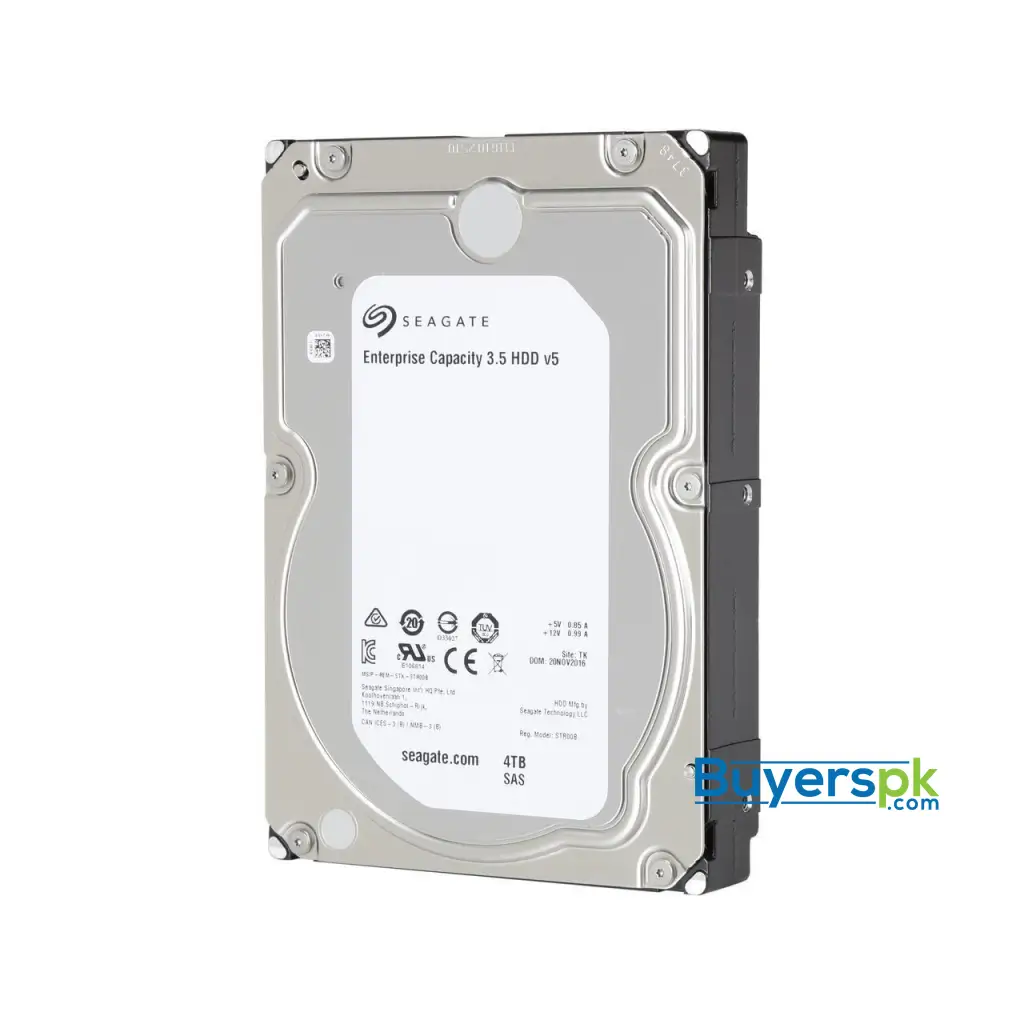 Seagate Enterprise Capacity 3.5'' Hdd 4tb 7200 Rpm 512n Sas 12gb/s 128mb Cache Internal Hard Drive - Image 2