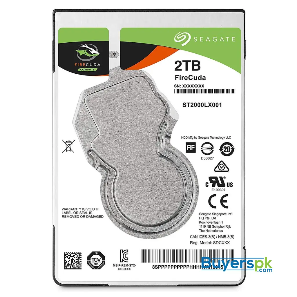 Seagate Firecuda St2000lx015 2tb 128mb Cache Sata 6.0gb/s 2.5" Laptop Internal Hard Drive 5 Yrs - Image 2
