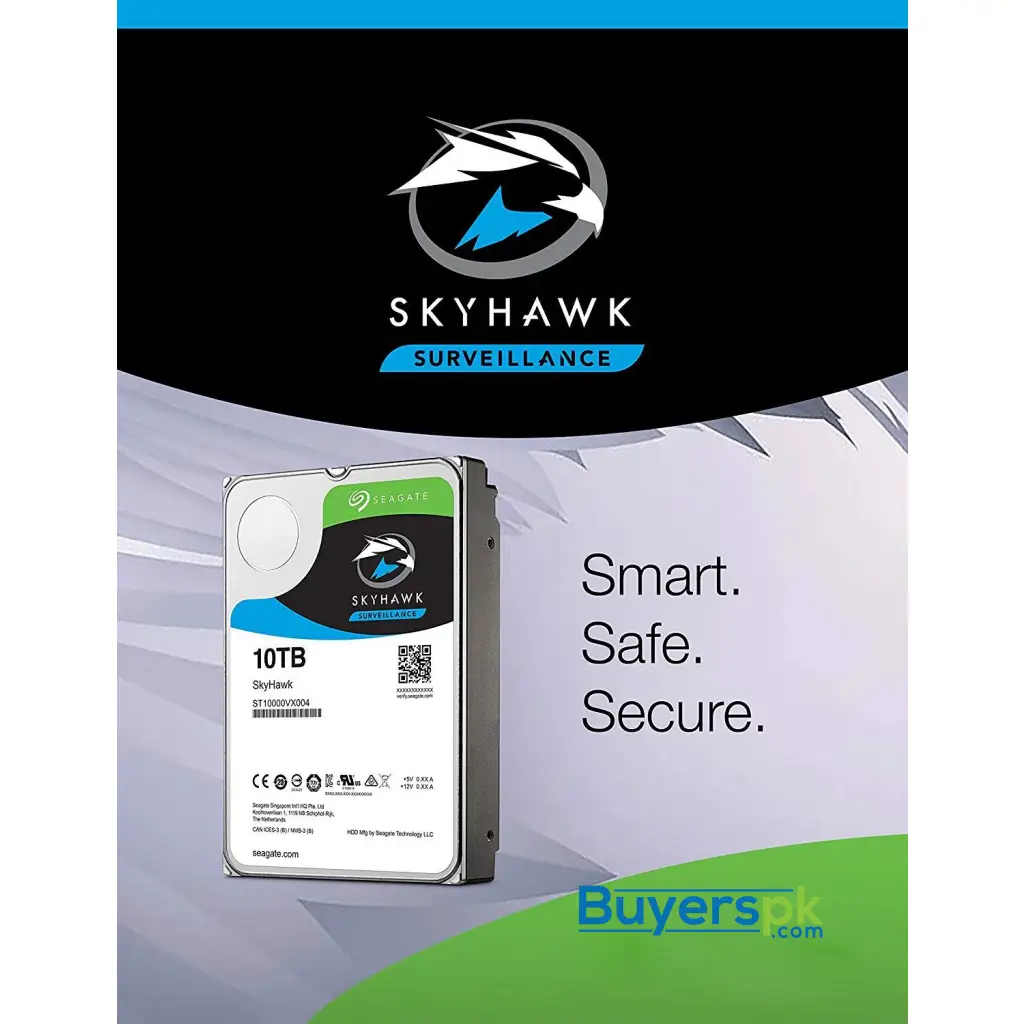 Seagate Skyhawk 10tb Surveillance Hard Drive - Sata 6gb/s 256mb Cache 3.5-inch Internal Drive - Image 3