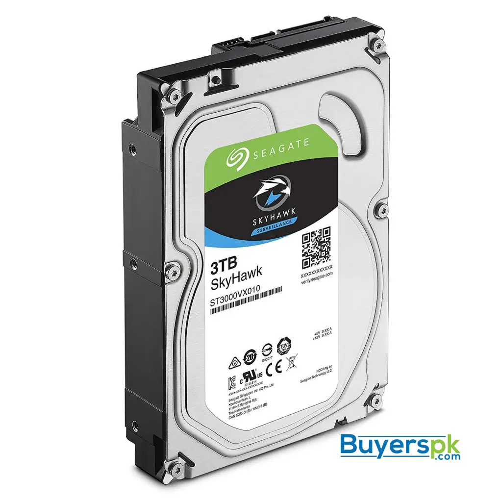 Seagate Skyhawk 3tb Surveillance Hard Drive - Sata 6gb/s 64mb Cache 3.5-inch Internal Drive - Image 2