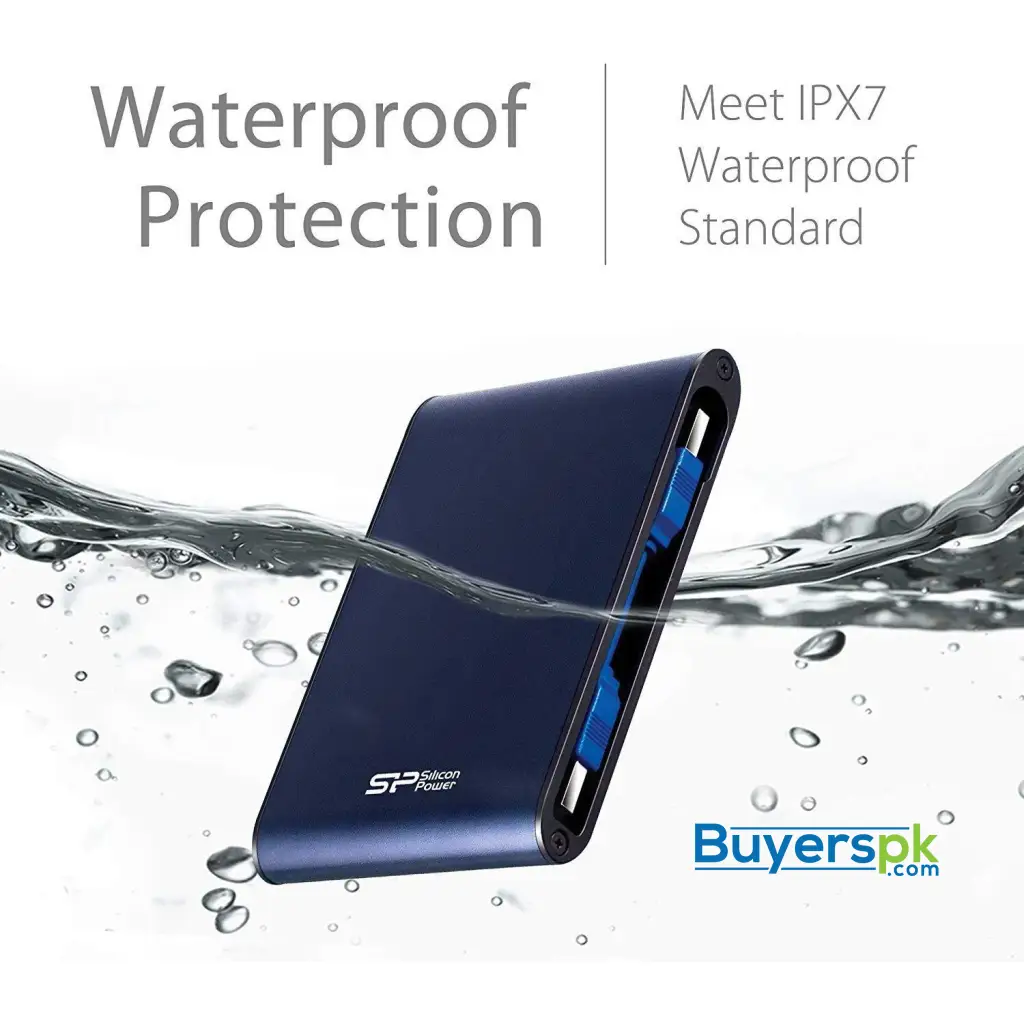 Silicon Power 2tb Rugged Portable External Hard Drive Armor A80, Waterproof Usb 3.0 for Pc, Mac, - Image 4