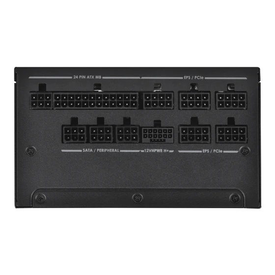 SilverStone Power Supply DA1000R Gold 1000W Fully Modular Black - Image 4