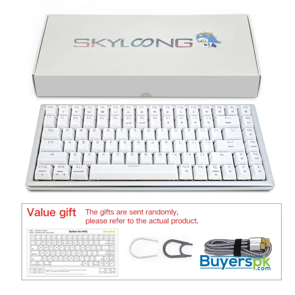 Sk84k White (abs Keycaps) Switches: Red - Image 7