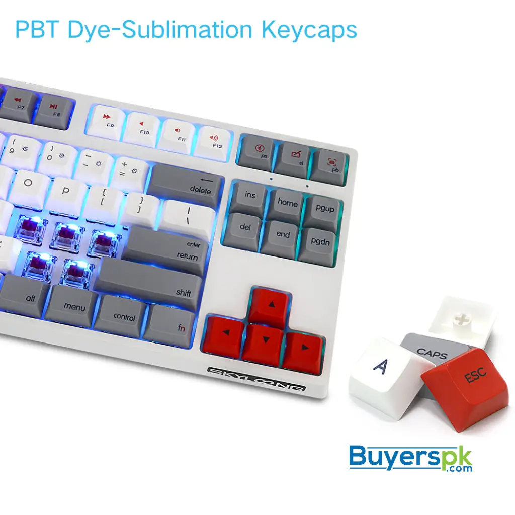 Sk87s Retro (pbt Keycaps) Switches: Red - Image 2