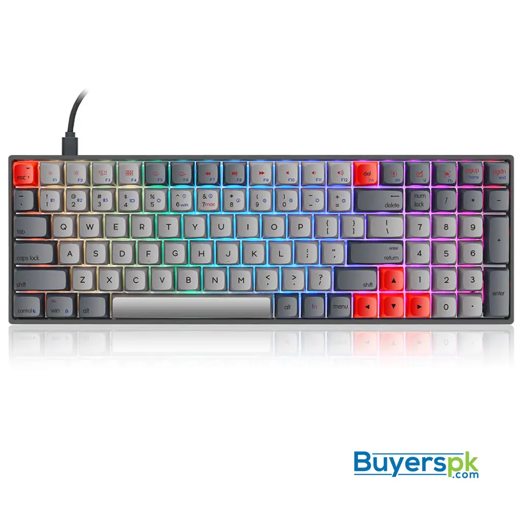 Sk96s Deep Grey (pbt Keycaps) Switches: Brown
