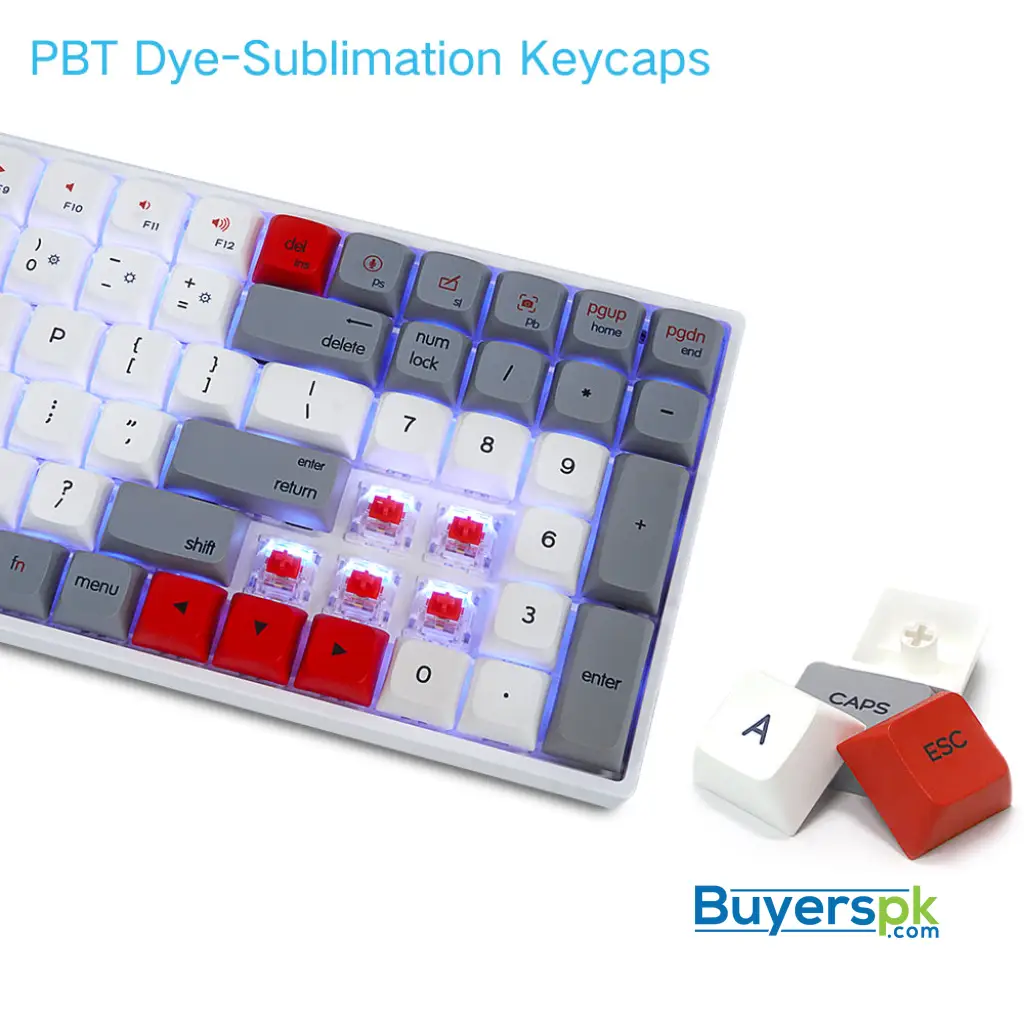 Sk96s Retro (pbt Keycaps) Switches: Red - Image 3