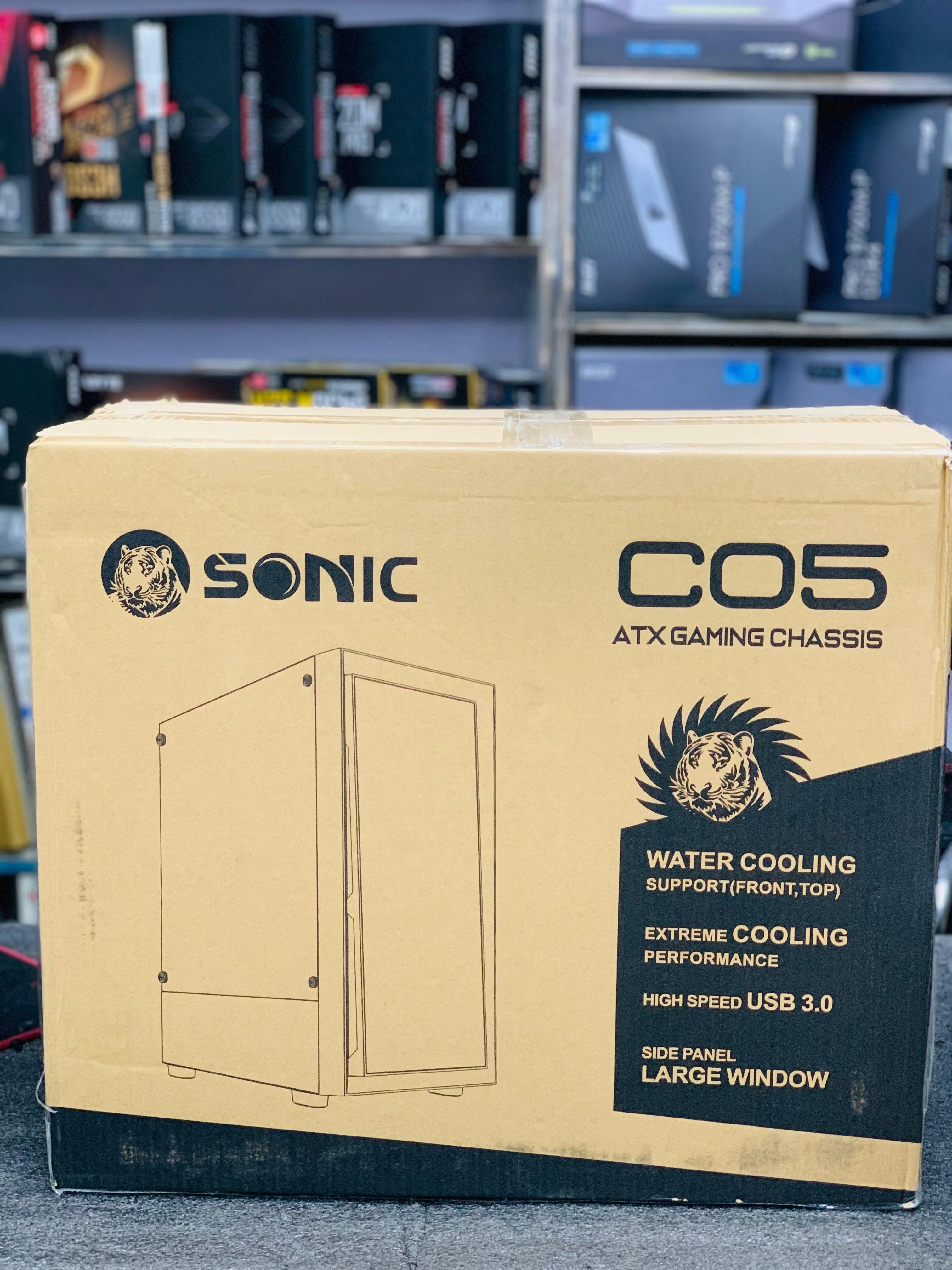 Sonic Casing Gaming C05 White 4 RGB Fans - Image 3