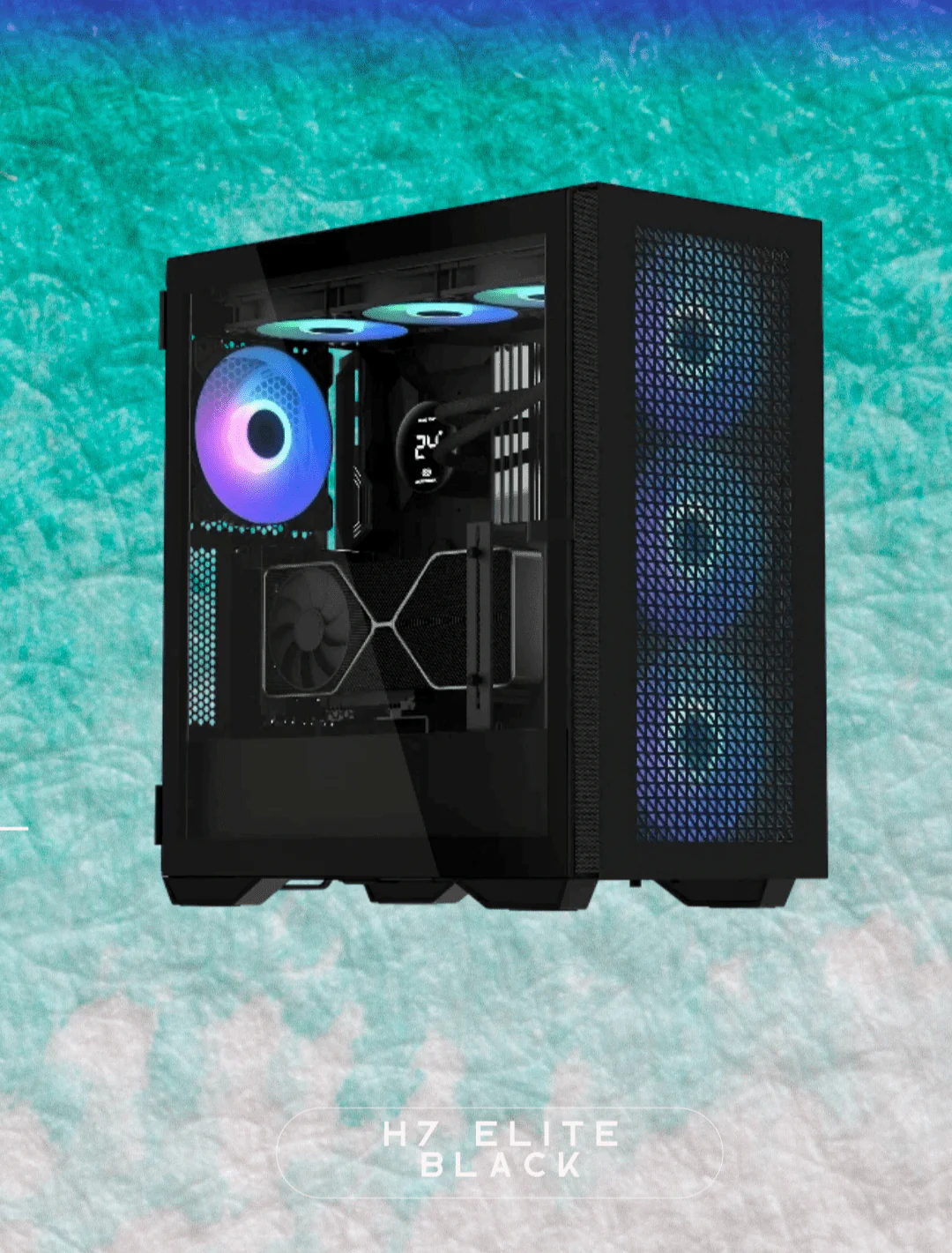 Sonic Casing H7 4 ARGB Infinity Fan ATX Black