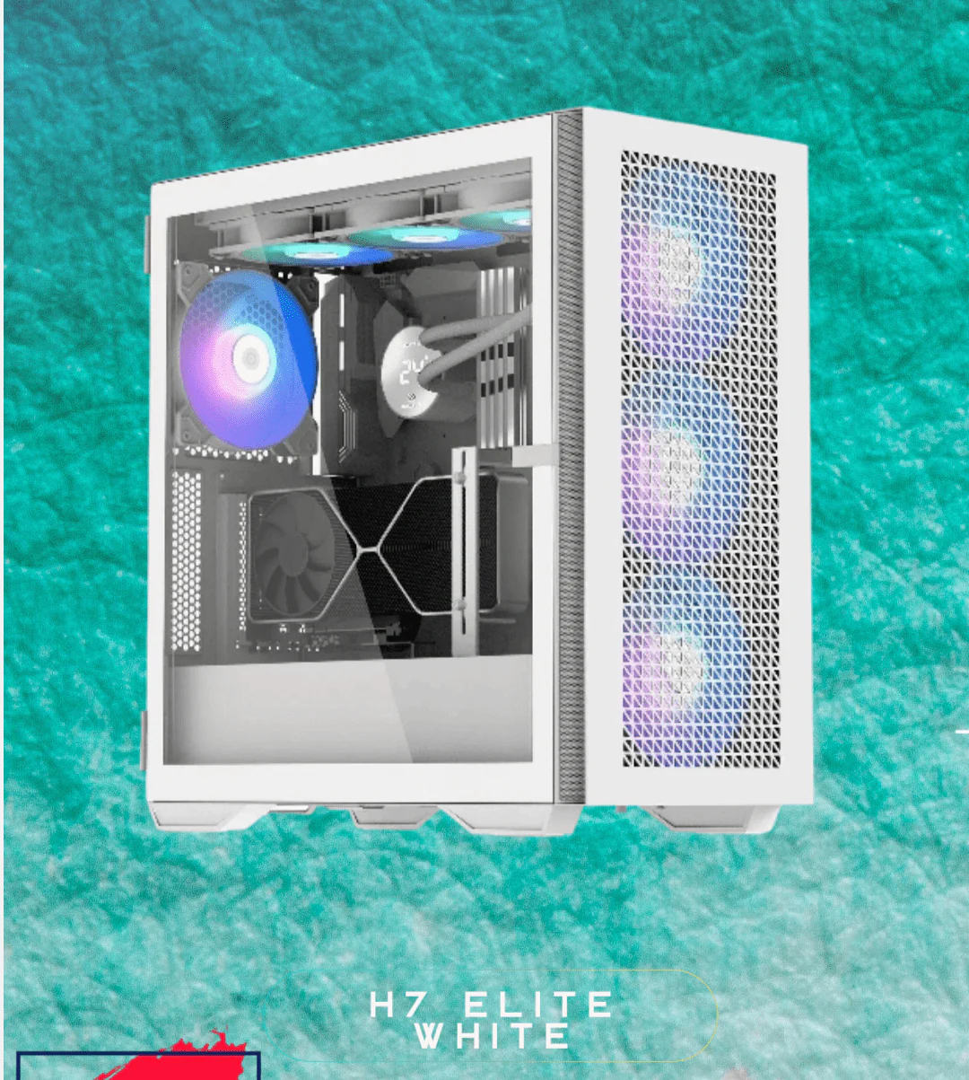Sonic Casing H7 4 ARGB Infinity Fan ATX White