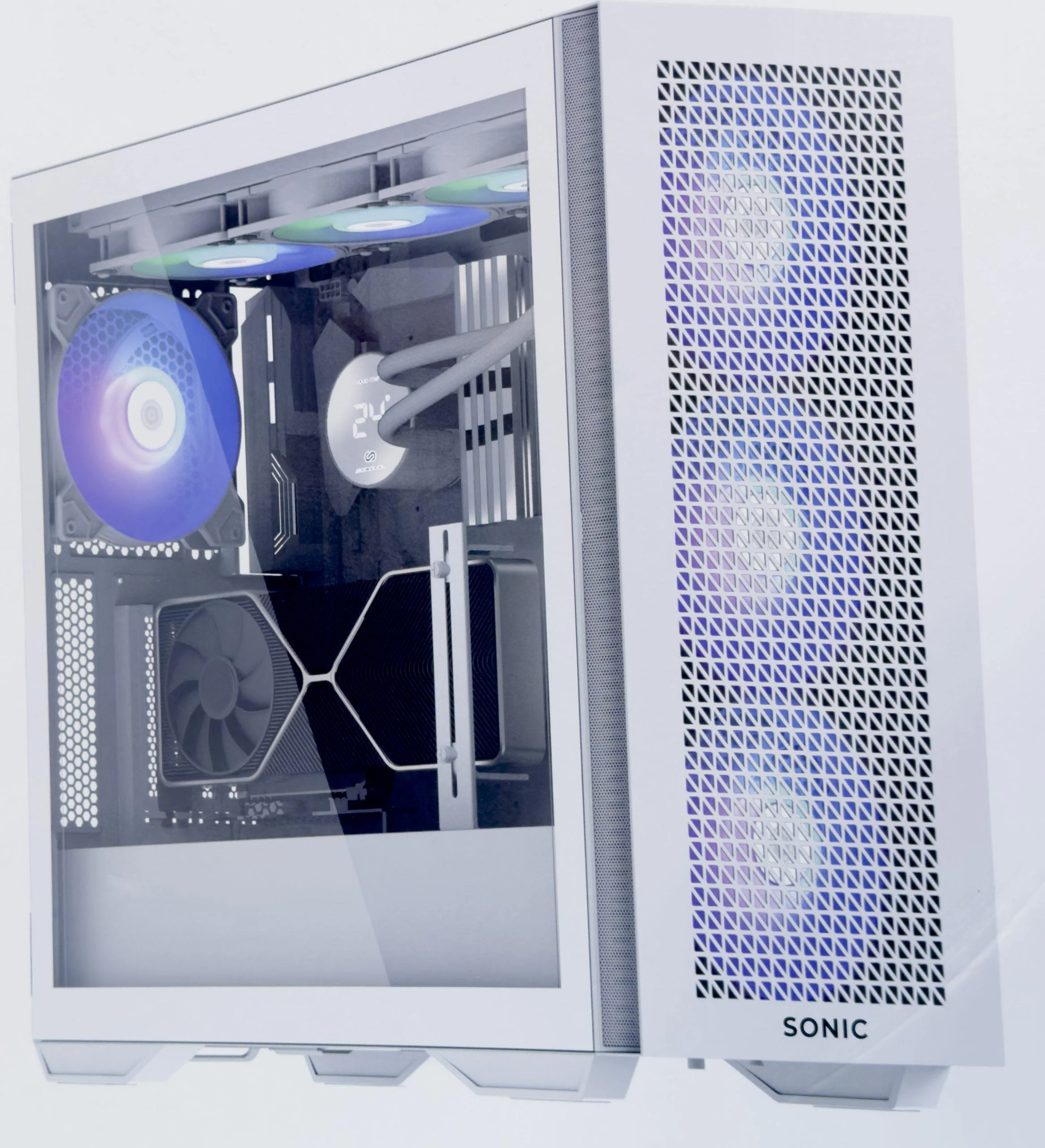 Sonic Casing H7 4 ARGB Infinity Fan ATX White - Image 2