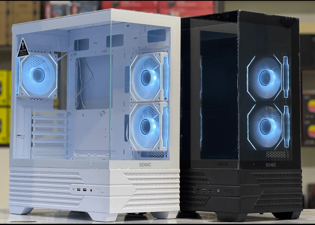 Sonic Casing K10 3 ARGB Infinity Fan ATX White - Image 2