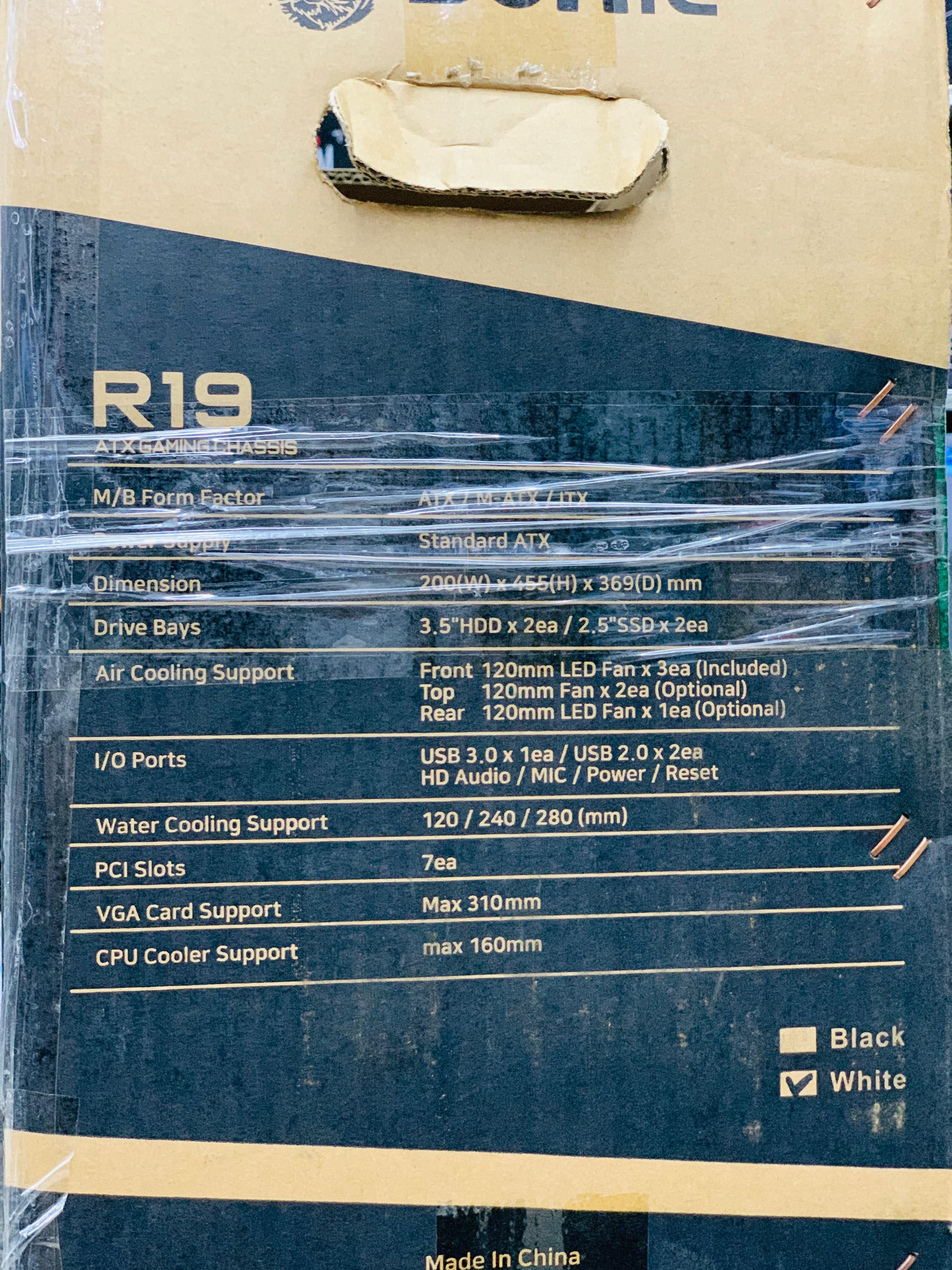 Sonic Casing R19 White 3 RGB Fans - Image 8