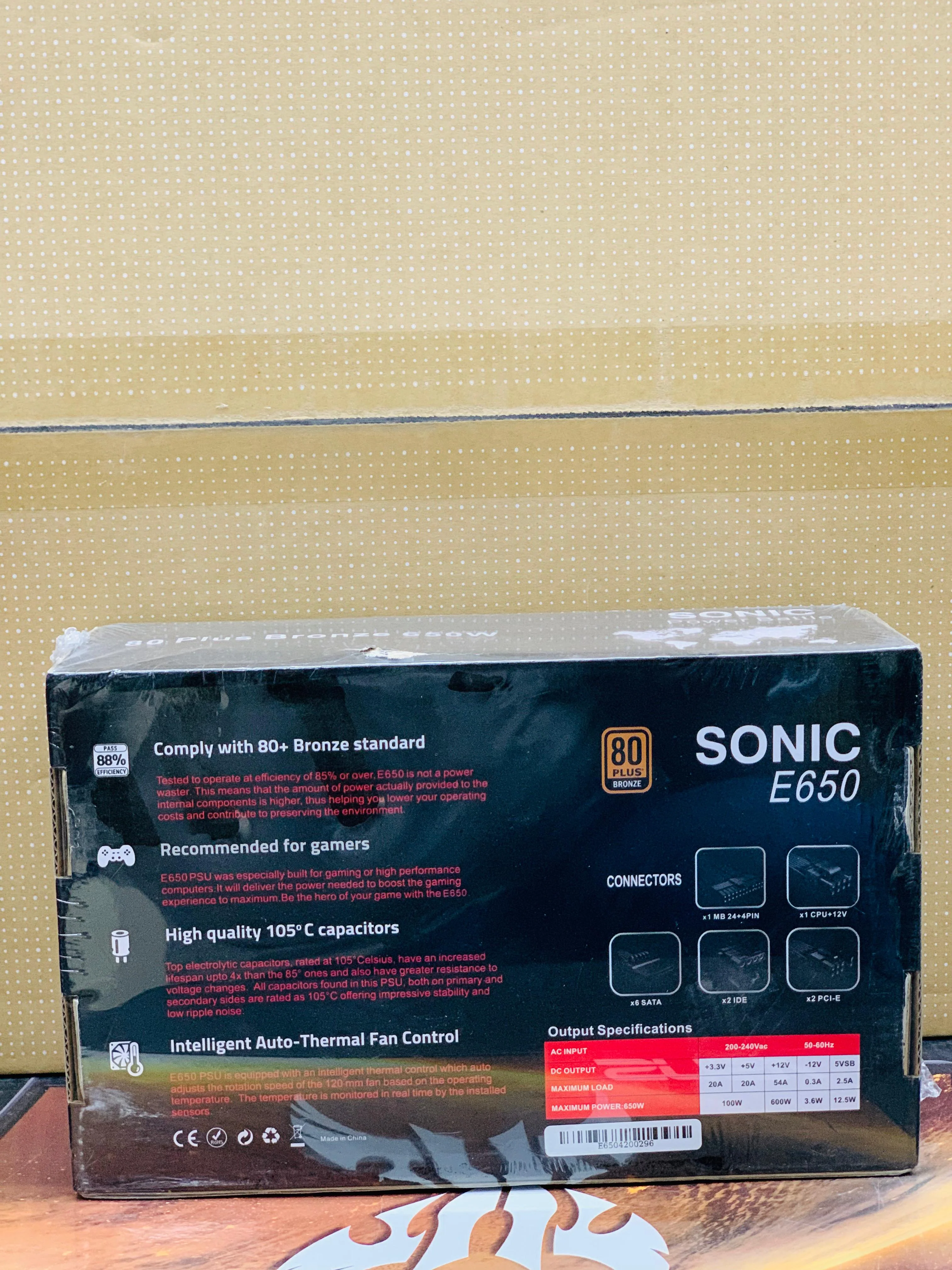 Sonic Power Supply 650 Watt 80+ Bronze - Image 3