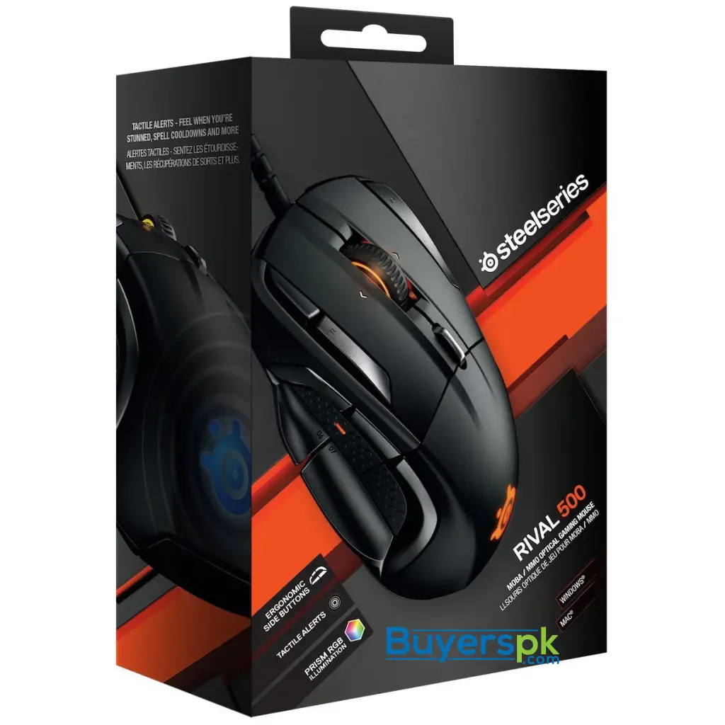 Steelseries Rival 500, Optical Gaming Mouse - Image 5