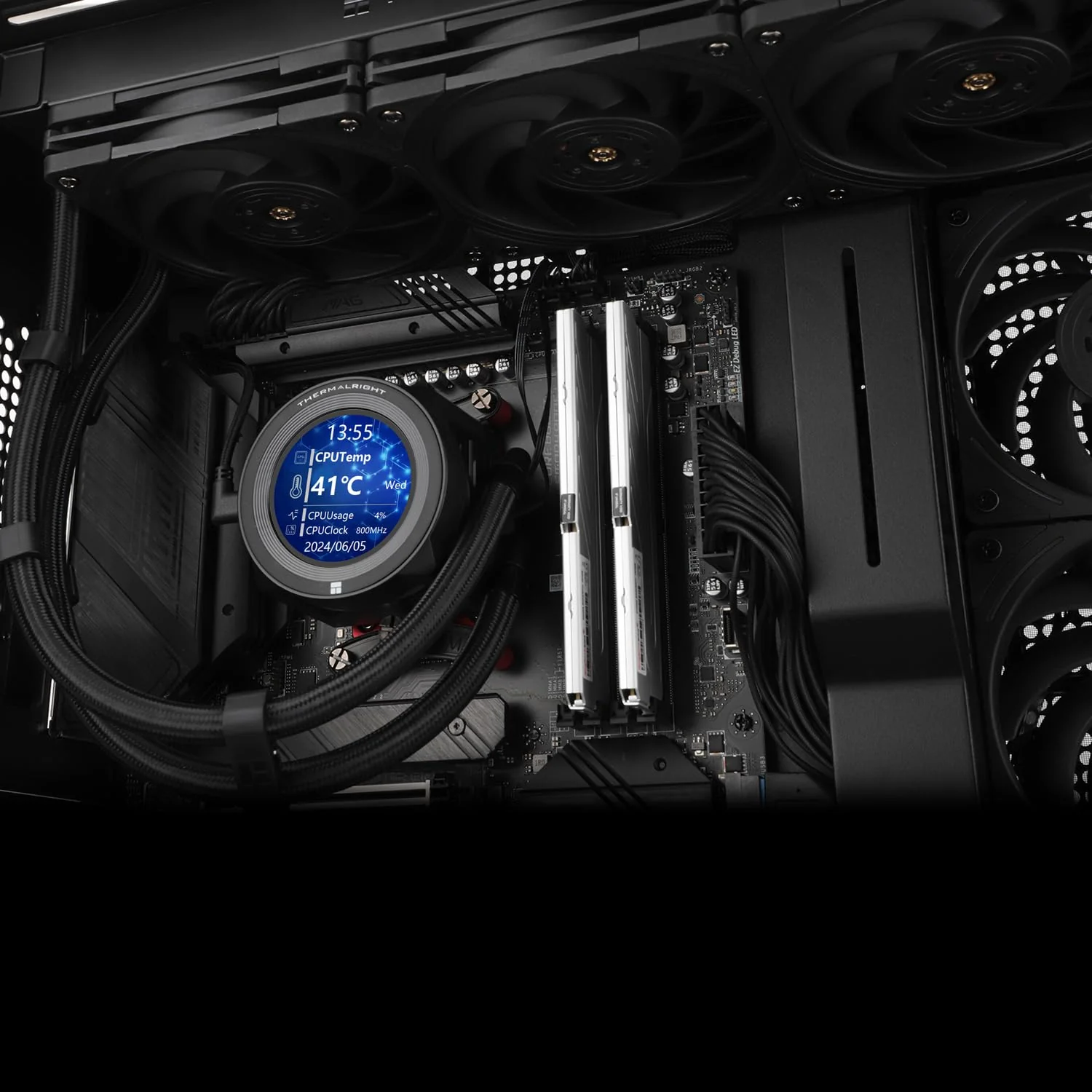 Thermalright Liquid Cooler Core Vision 360 LCD ARGB Black - Image 2