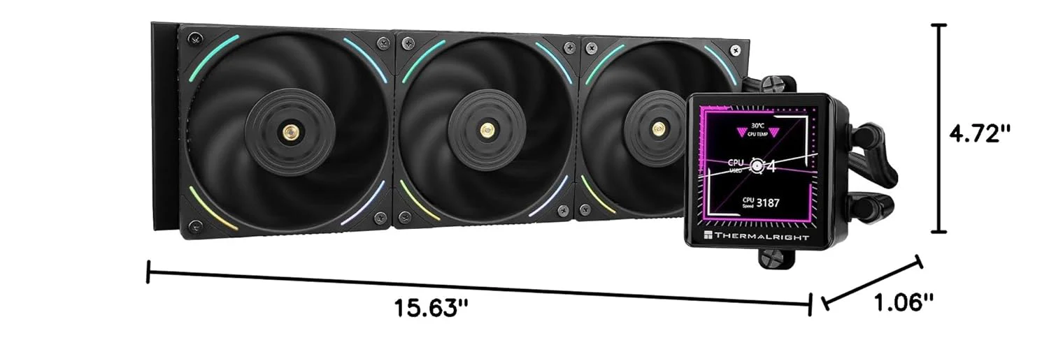 Thermalright Liquid Cooler Frozen Vision 360 ARGB Black - Image 7