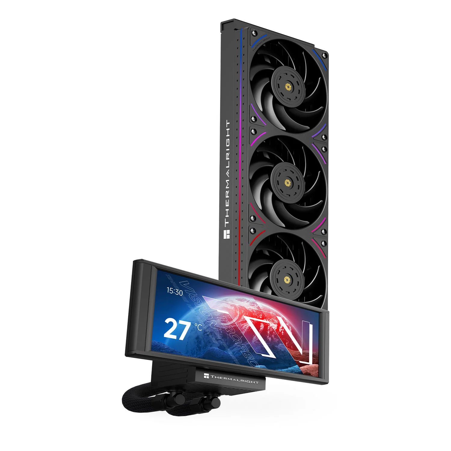 Thermalright Liquid Cooler Trofeo Vision 360 ARGB AIO Black 6.86 LCD - Image 3