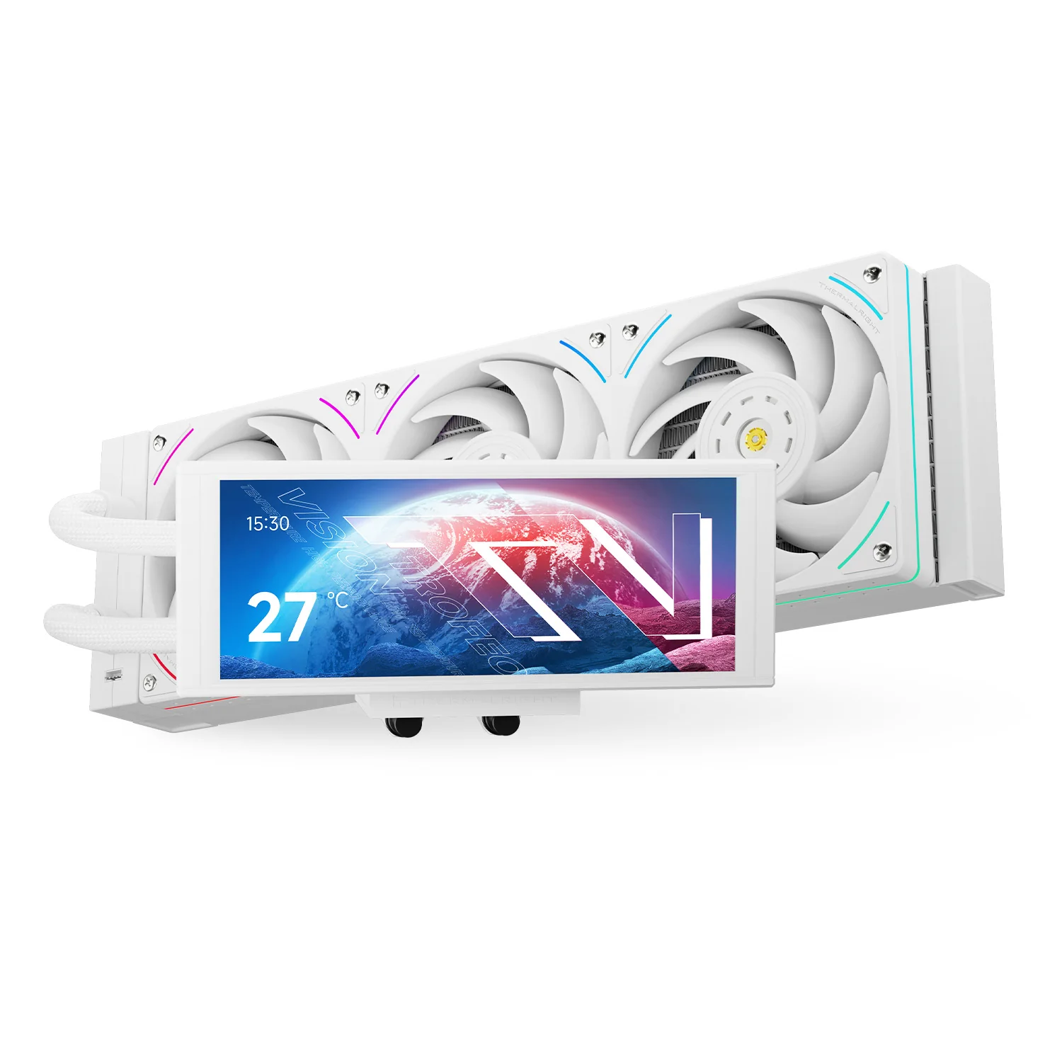 Thermalright Liquid Cooler Trofeo Vision 360 ARGB AIO White 6.86 LCD