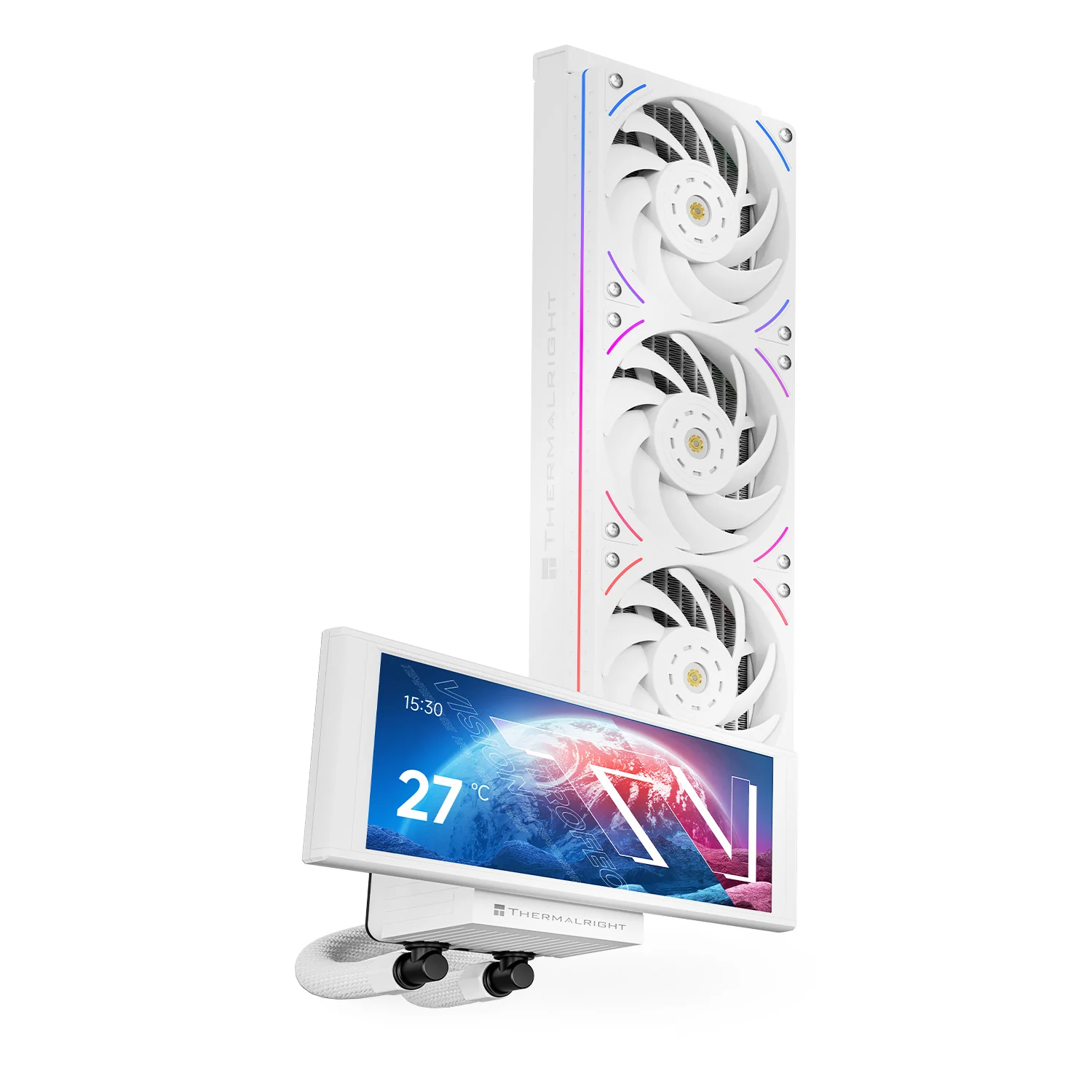 Thermalright Liquid Cooler Trofeo Vision 360 ARGB AIO White 6.86 LCD - Image 3