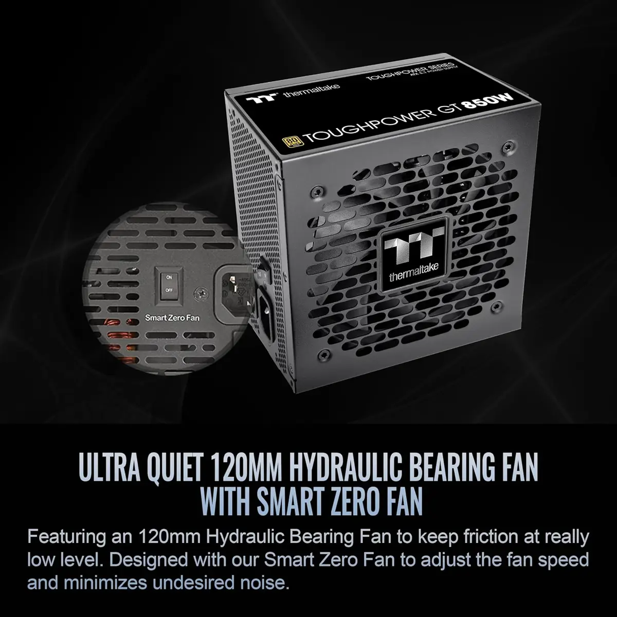 Thermaltake Power Supply Toughpower GT 850w 80 Plus Gold Fully Modular - Image 3