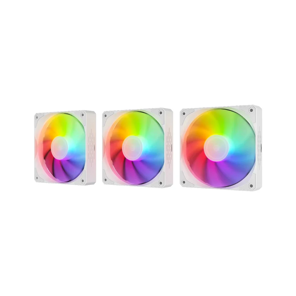 Thunder Case Fan Tornado TCS-90 ARGB Kit White -3 Fans - Image 2