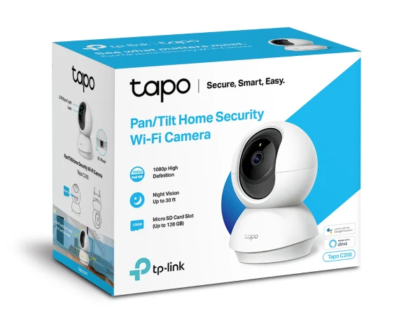 TP LINK Camera TAPO C200 Pan/Tilt Home Security WiFi - Image 3