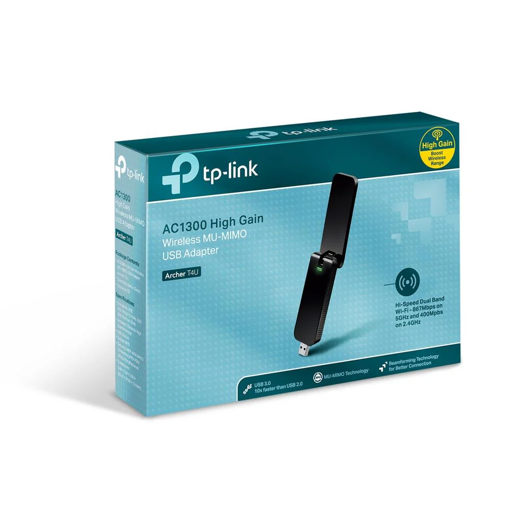TP Link Wifi Adapter Archer T4U AC1300 Wireless Dual Band - Image 4