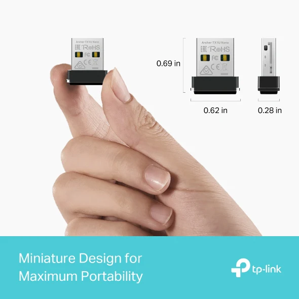 TP Link Wifi Adapter Archer TX1U Nano - Image 5