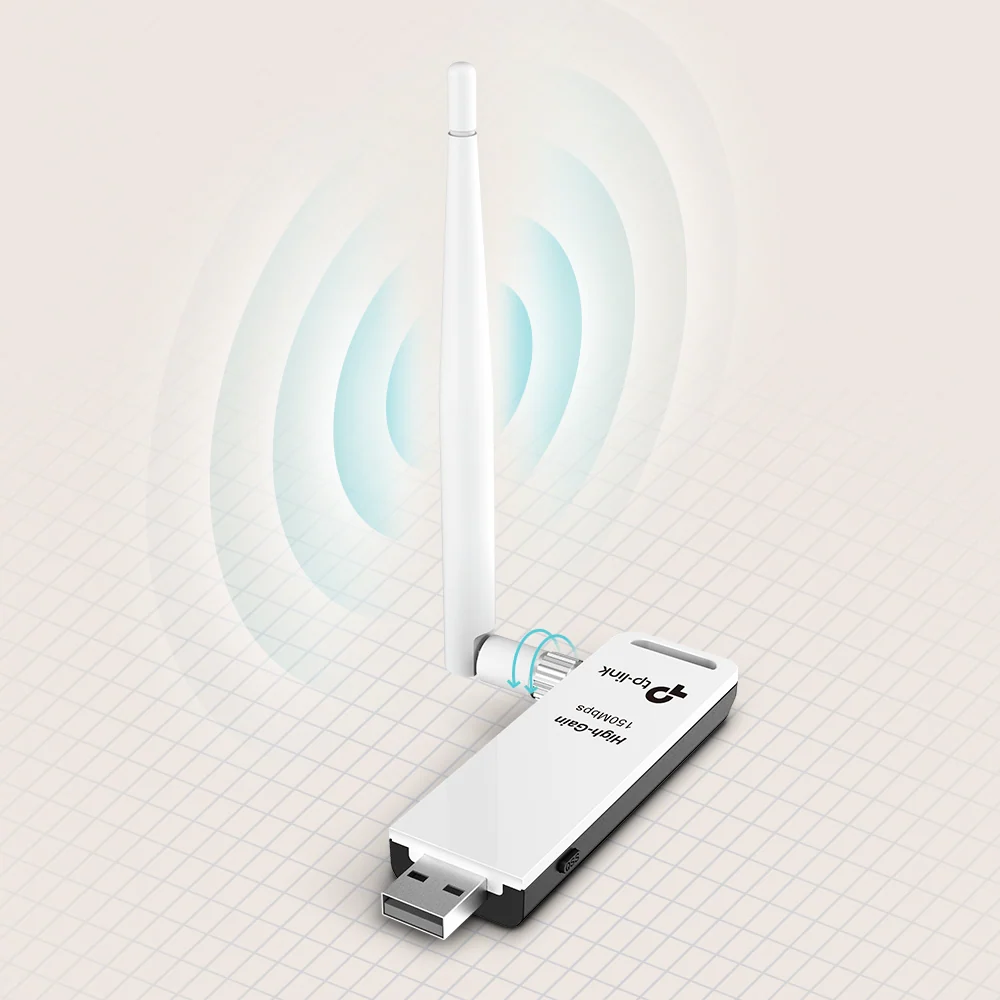 TP Link Wifi Adapter Archer WN722N Wireless USB Adapter - Image 4