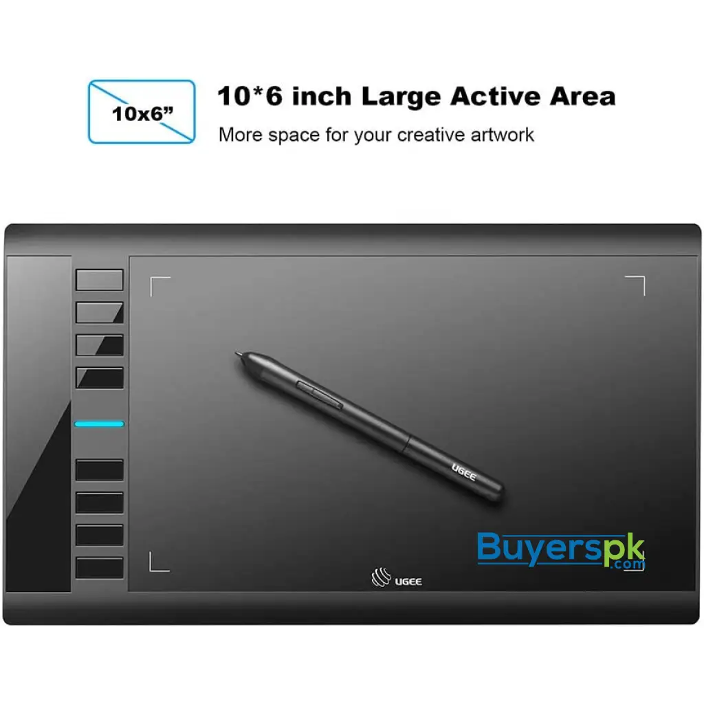 UGEE M708 Graphic Tablet 10X6 Inch - Image 2