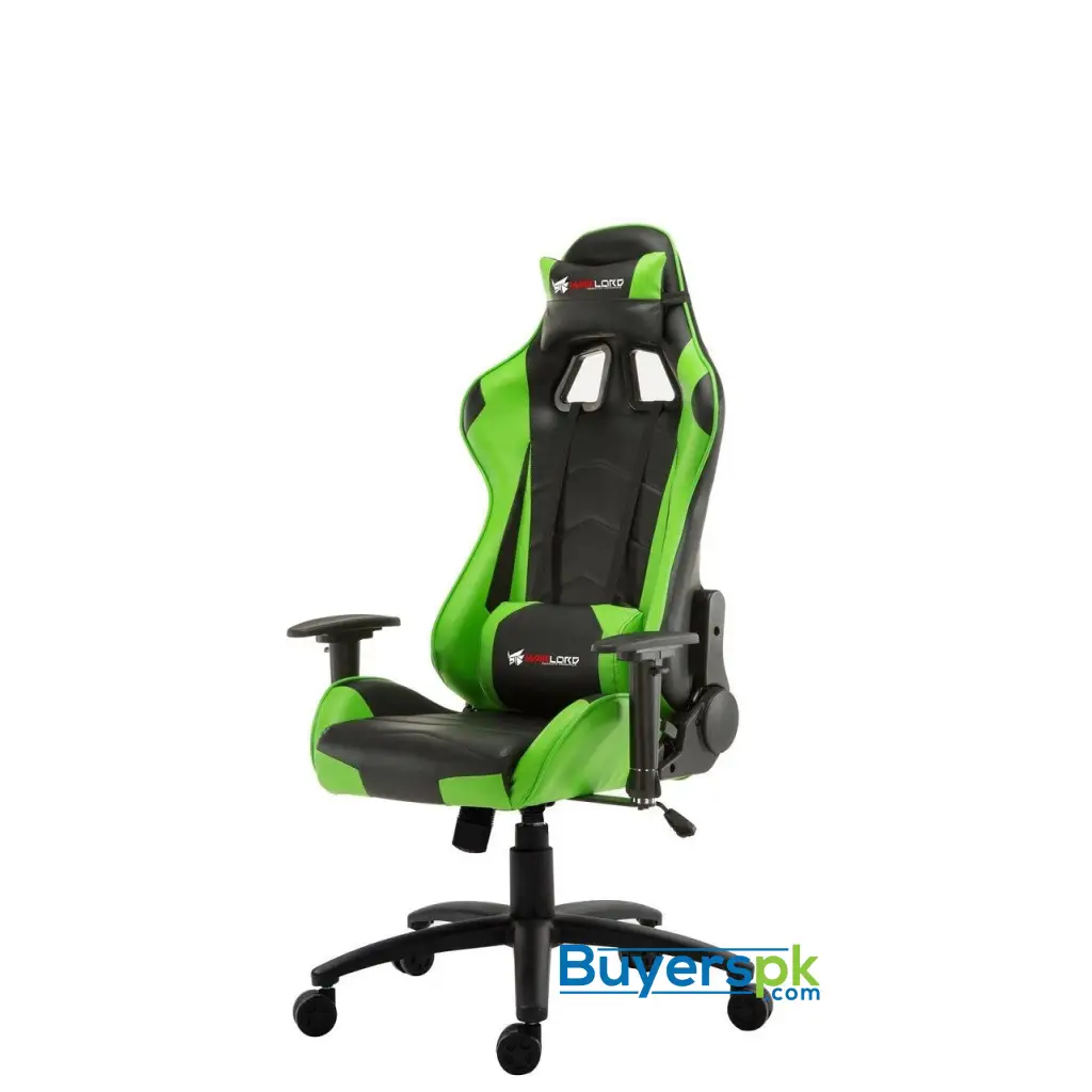 Warlord Huntsmen Gaming Chair - Black/green Huntsmen-green - Image 3