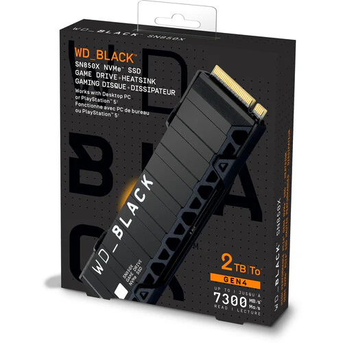 WD_BLACK SN850X NVMe SSD 2TB PCIe 4.0 With Heatsink - Image 4