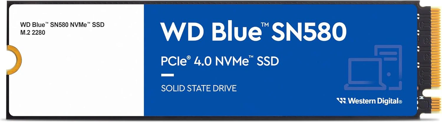 WD Blue M.2 NVME SSD SN580 1TB