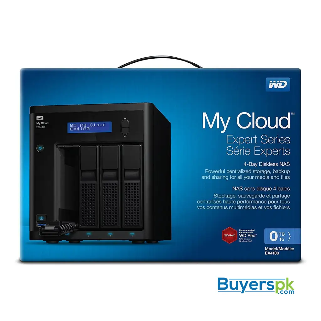 Wd my Cloud Ex4100 Diskless Expert Series 4-bay Network Attached Storage - Nas - 4 Bay Nas Wd - - Image 5