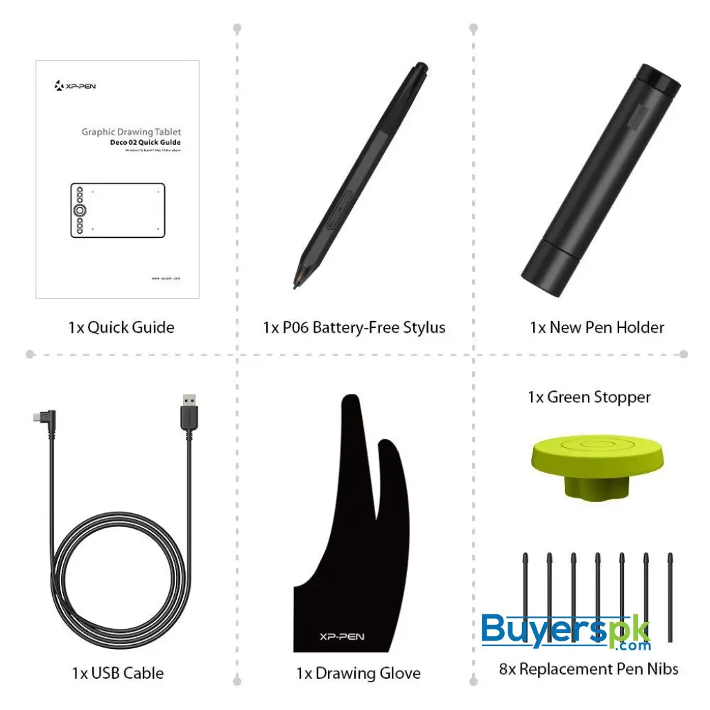 Xp-pen Deco 02 Digital Graphics Drawing Tablet Drawing Pen Tablet - Image 8