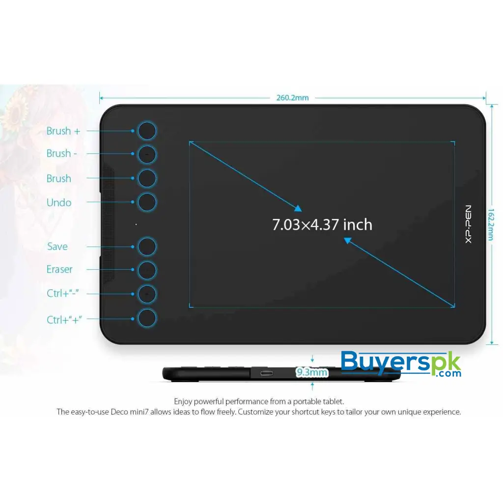 Xp Pen Deco Mini 7 Graphics Tablet - Image 2