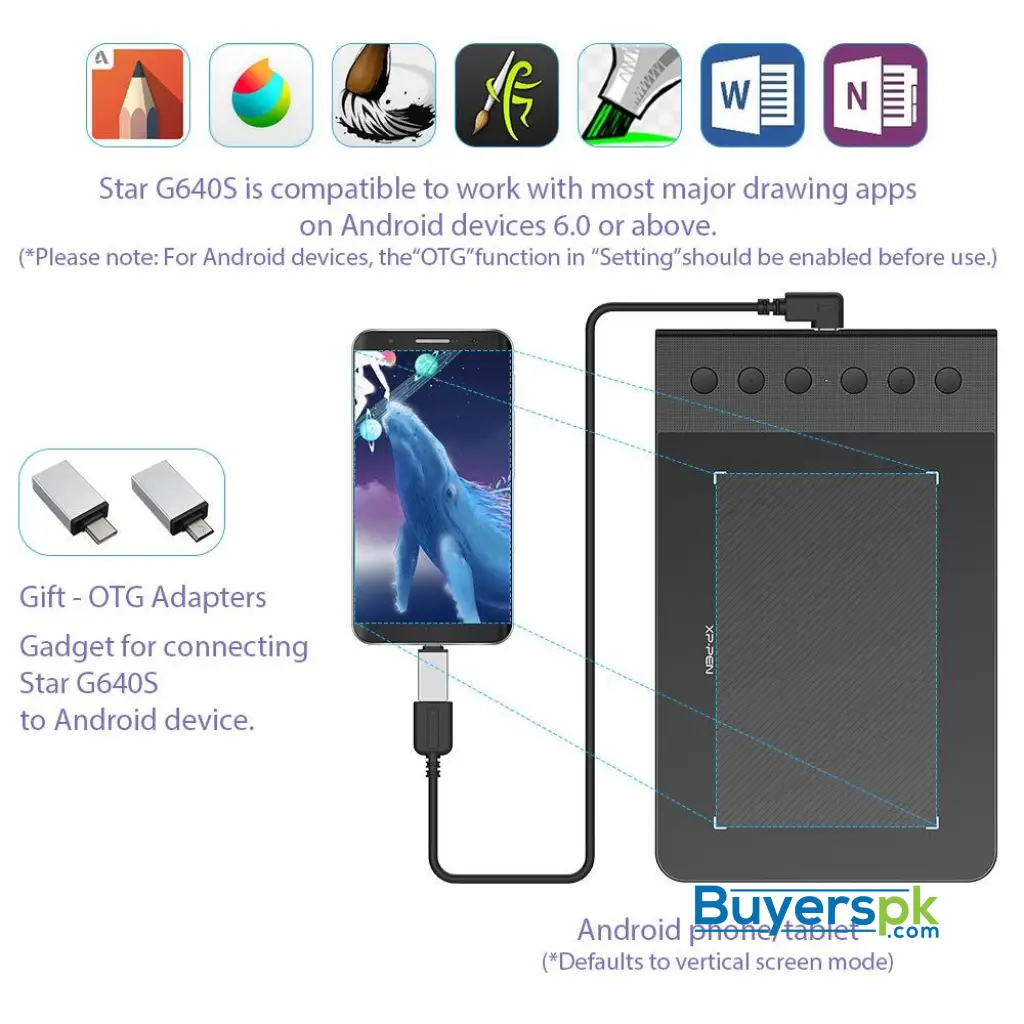 Xp Pen Star G640s Android Drawing Graphic Pen Tablet - Image 4