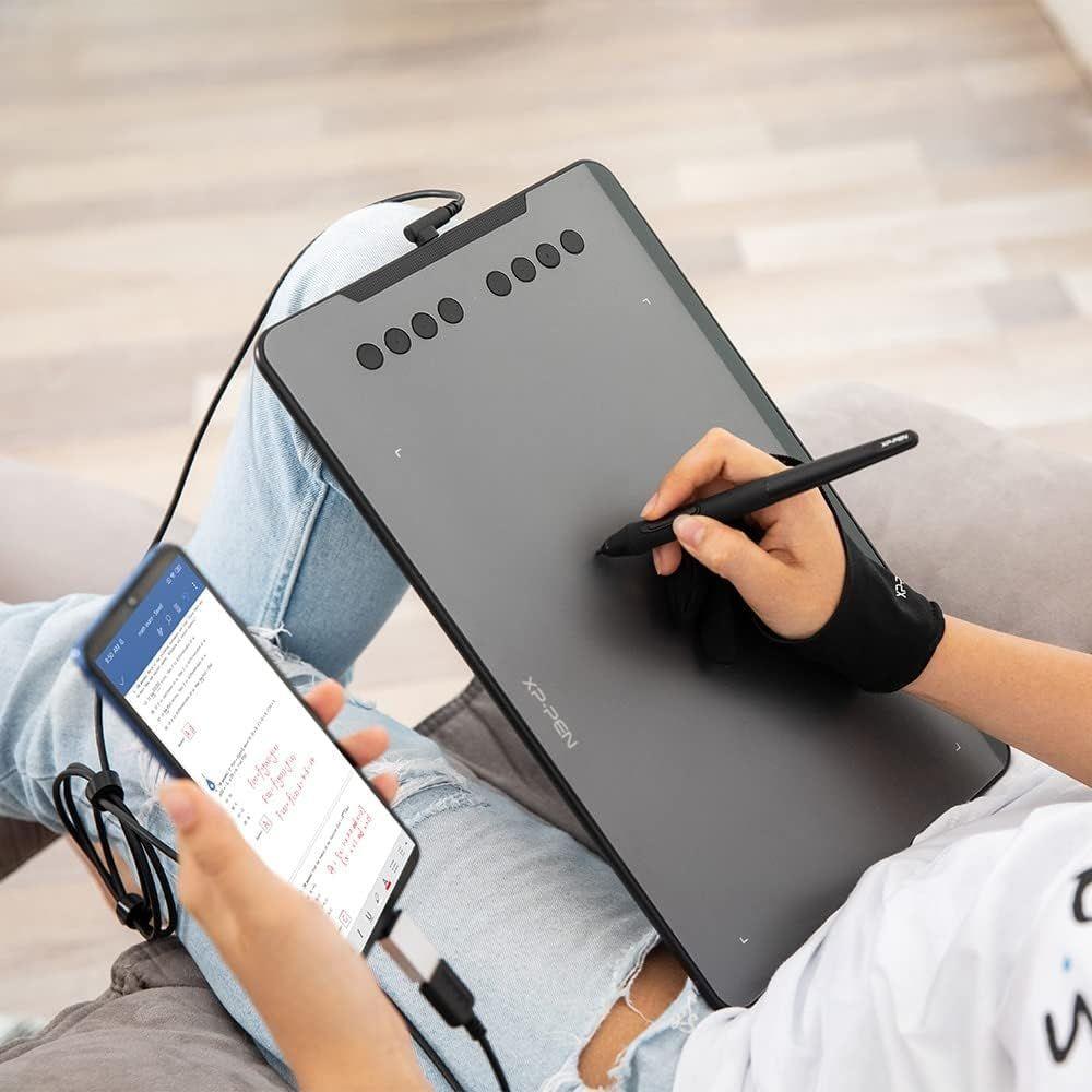 XP Pen Graphic Tablet Deco 01 V3 Tablet 10x6 inch Black - Image 5