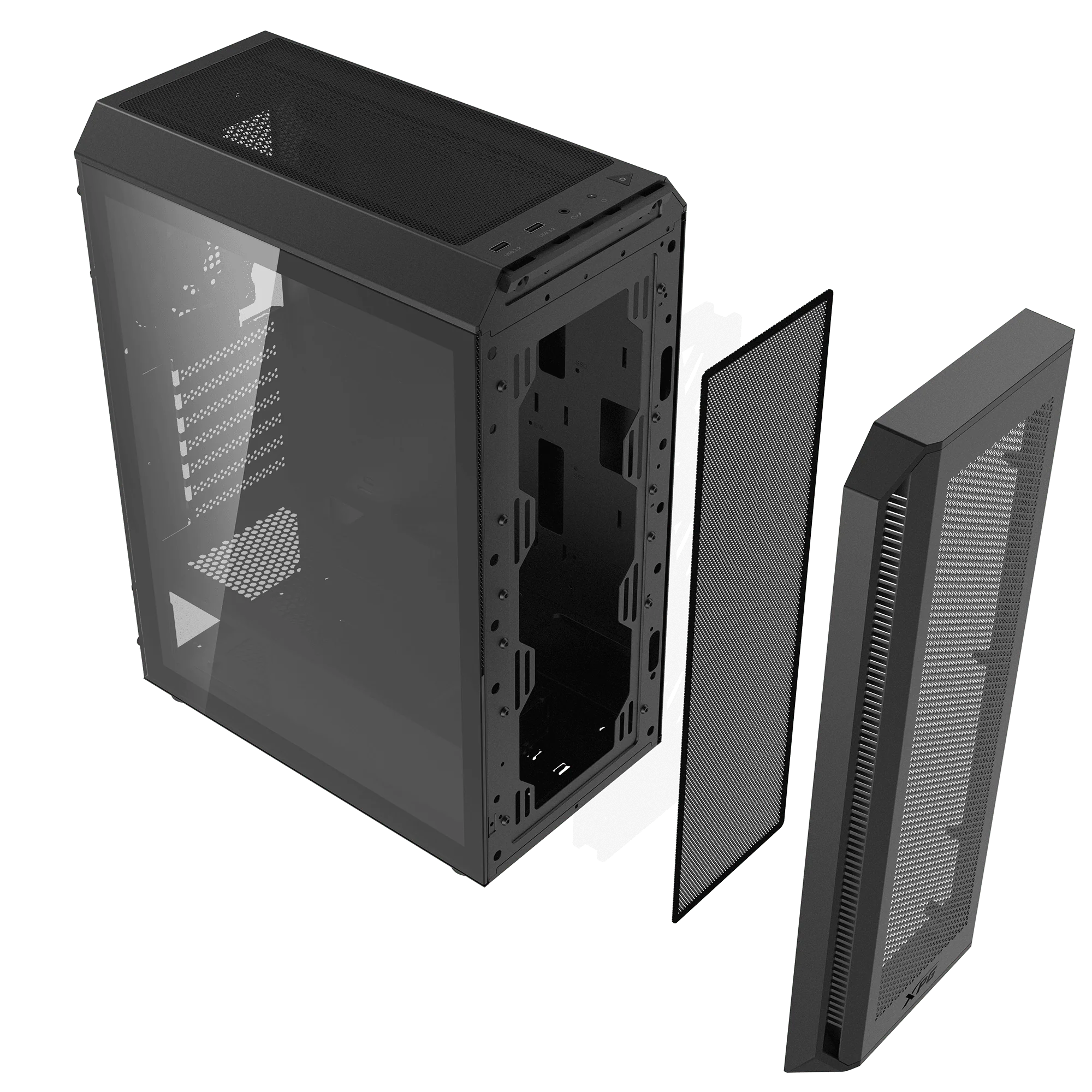 XPG Casing Valor Air Plus 4 ARGB Fan Mid Tower case - Image 5